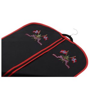 Bunadspose m/flagg dame