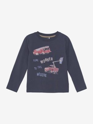 Minymo - T-shirt LS Fire