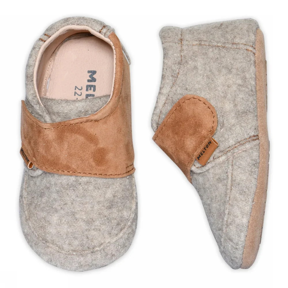 Melton Cosy wool slippers