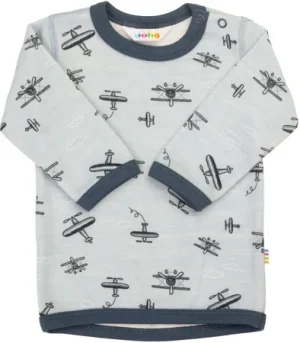 Joha Ull/bambus blouse w/long sleeves