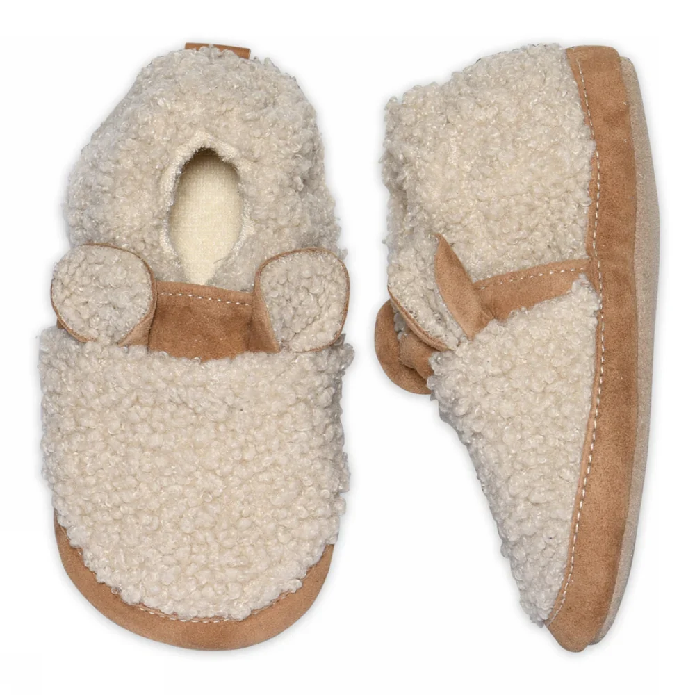 Melton Fuzzy teddy slippers