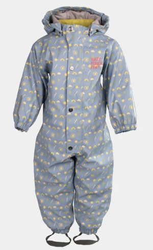 Kattnakken Babyregndress dugg - Mjuk blå