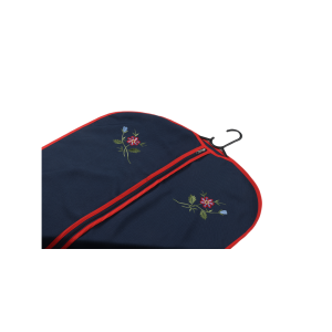 Bunadspose blå m/blomst dame