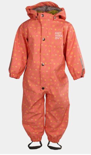 Kattnakken Babyregndress dugg - Stokkrose