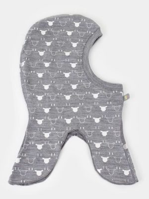 Kattnakken Balaklava tynn ull - Grå