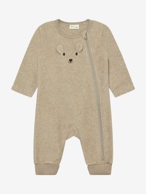 Minymo - Suit LS Fleece bamse