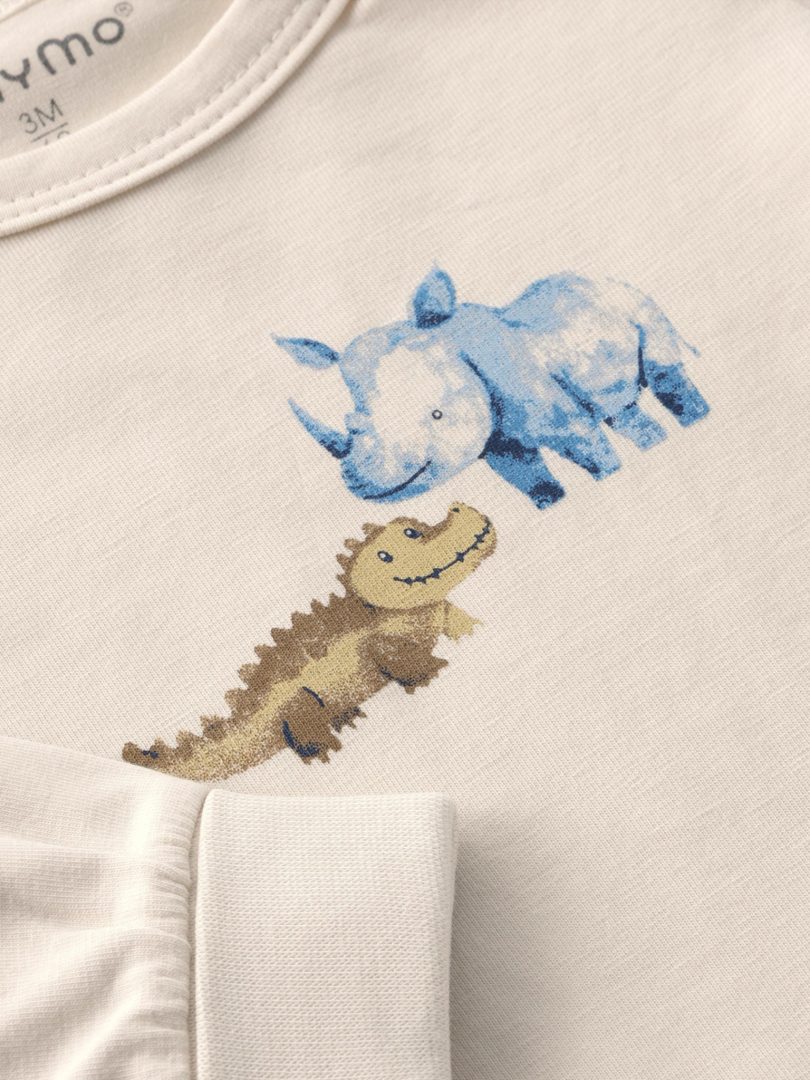 Minymo - Body LS Creme nesehorn - Bilde 3