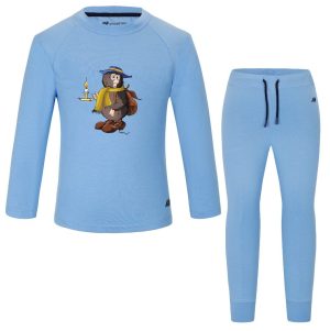 K Fjellro Bambus viskose pysjsett - Cloud blue