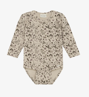 Minymo Body LS Bamboo -Smoked grey