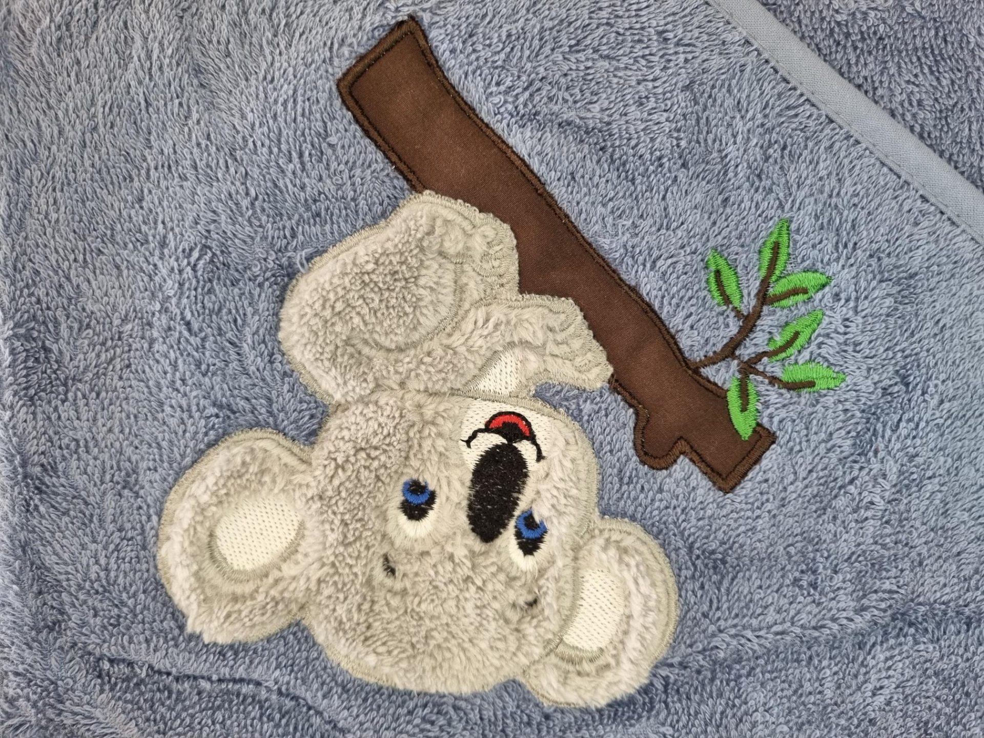 Hettehåndkle baby - Koala mørkeblå - Bilde 2