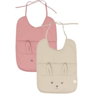 Long bib 2 pk. Bunny