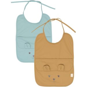 Long bib 2 pk. Bear