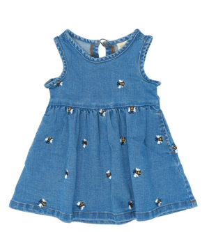 Petit piao denim dress