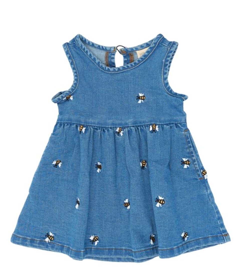 Petit piao denim dress