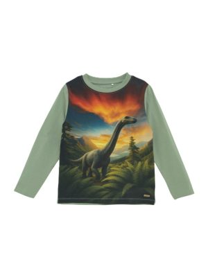 Minymo t-shirt lang arm - Dino