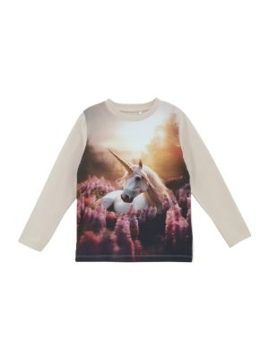 Minymo t-shirt lang arm - Unicorn