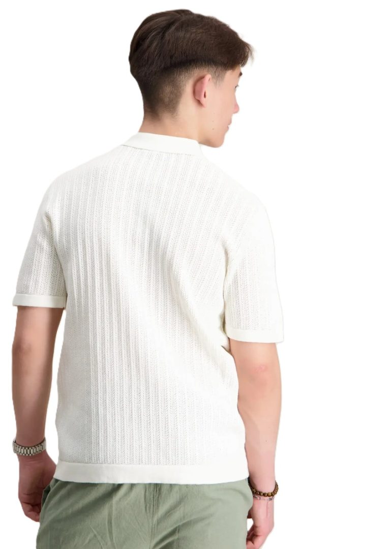 T-shirt polo knit - Bilde 2