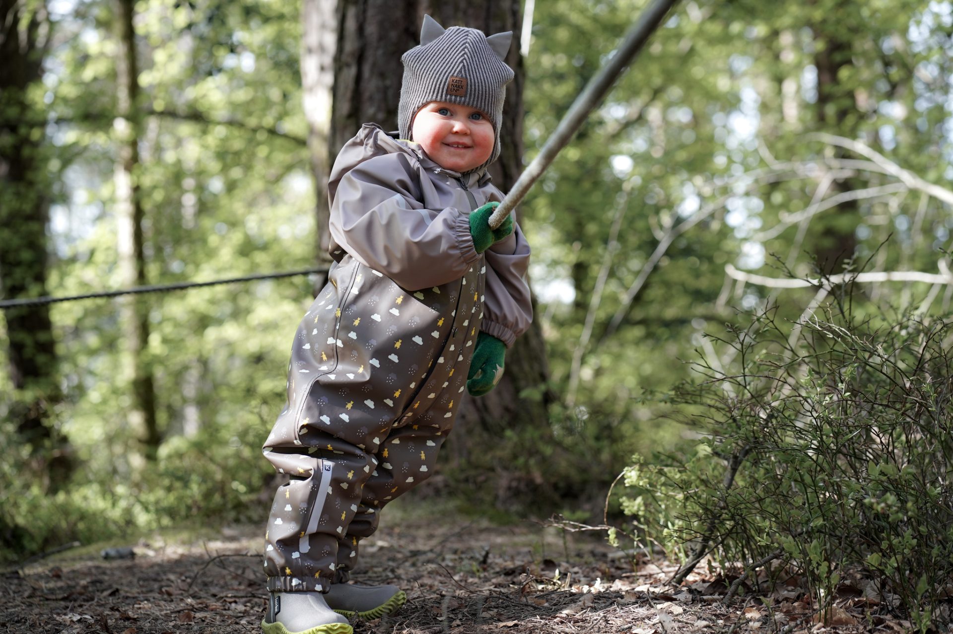 Kattnakken babyregndress Pytt - Bilde 7