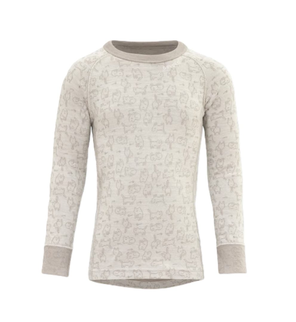 Duo Active Merino Shirt Kid - Raw White