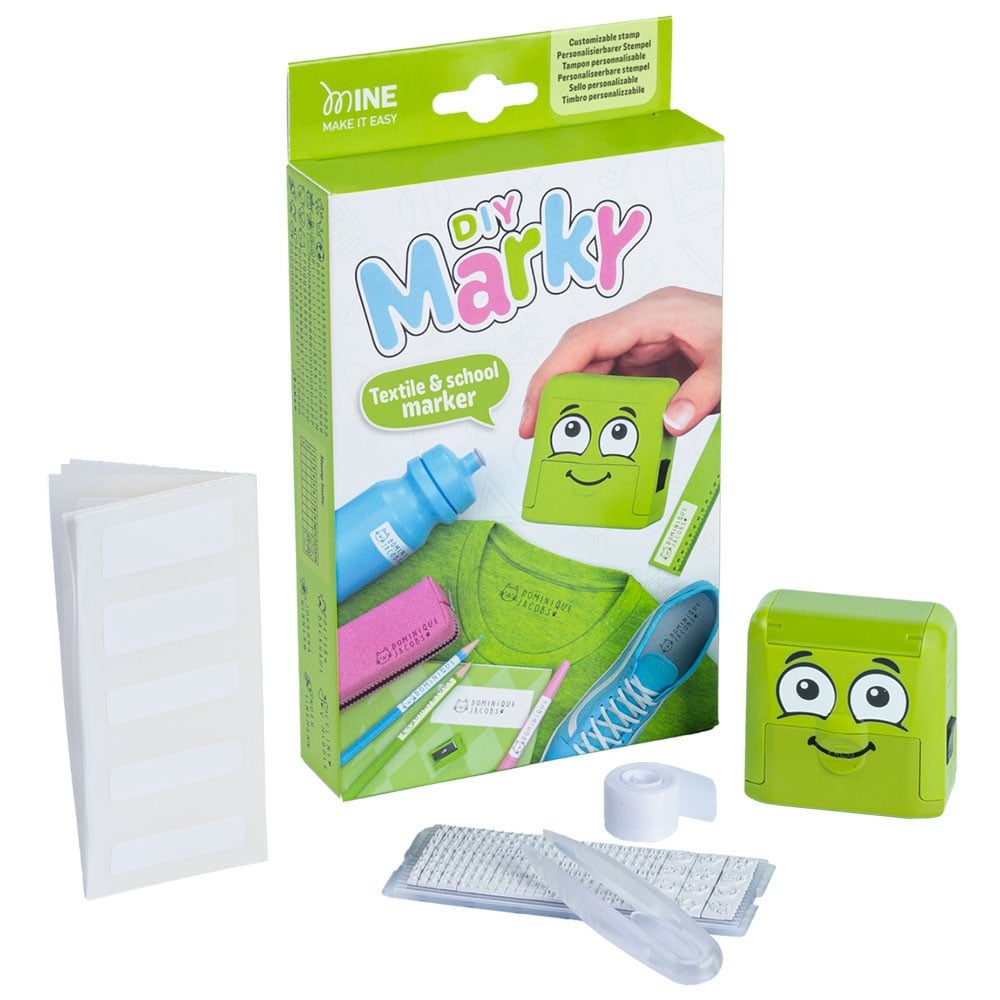 COLOP DIY Marky Stempelsett Navnelapper – Grønn