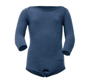 Duo active merino body baby - Berry