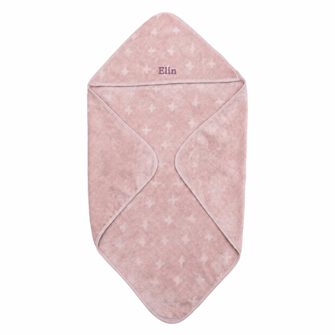 Baby towel hood - 70x70 cm - Nightingale - Bilde 2