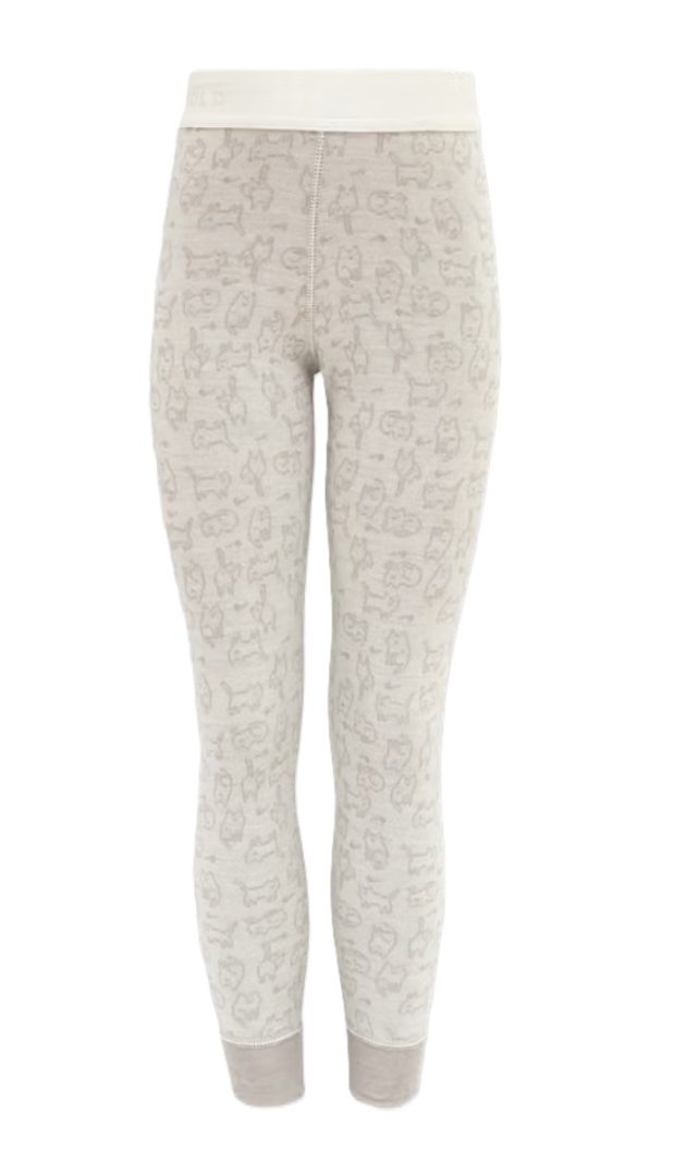 Duo Active Merino Longs Kid - Raw White