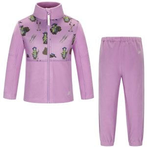 K Alvdal Microfleece sett Flåklypa - African violet
