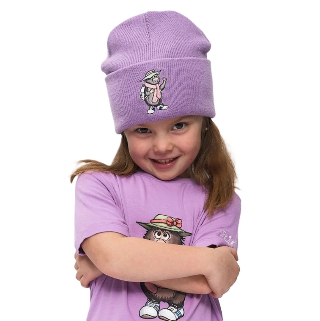 K Glomma, knitted hat- African Violet - Bilde 2