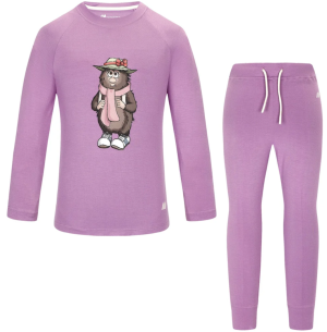 K Fjellro, bamboo viscose pysjsett - African Violet