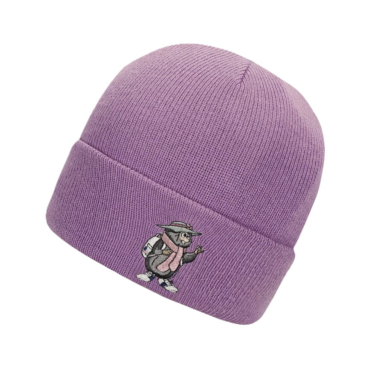 K Glomma, knitted hat- African Violet